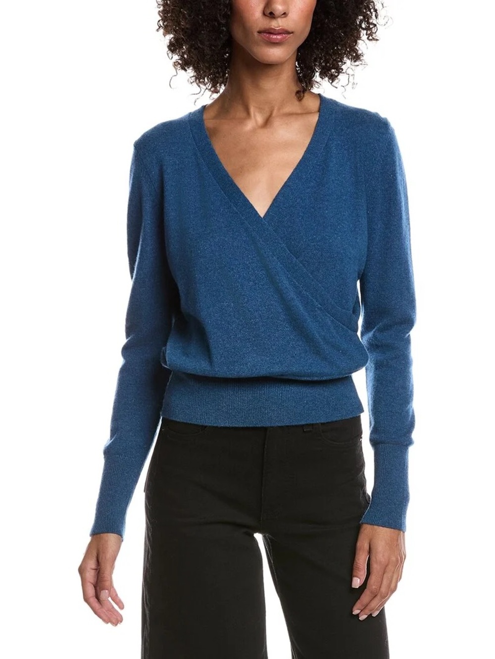 FORTE CASHMERE DRAPE SURPLUS CASHMERE PULLOVER Size XS